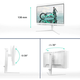 Philips Evnia 24M2N3201A 23.8 inç 180Hz 0.5ms Yükseklik Ayarlı Pivot Oyuncu Monitörü