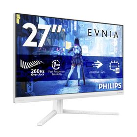 Philips Evnia 27M2N5201P 27 inç 260Hz 0.3ms Fast IPS Beyaz Pivot Gaming Monitör