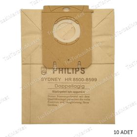 Philips FC 8450 FC 8459 Power Life Sentetik Kumaş Toz 10 Adet Süpürge Torbası