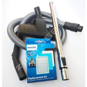 Philips FC 8470 PowerPro Compact Süpürge Hortumu Teleskopik Boru Emici Yer Başlığı Hepa Filtresi