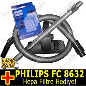 Philips FC 8632 PowerPro Active Çelik Telli Süpürge Hortum Seti