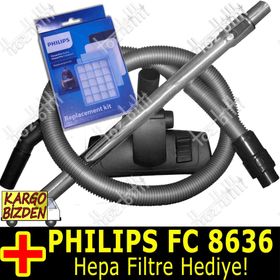 Philips FC 8636 PowerPro Active Çelik Telli Süpürge Hortum Seti