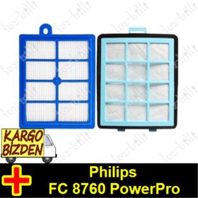 Philips FC 8760 Power Pro Süpürge Hepa Filtre Seti