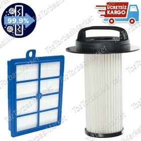Philips FC 9208 Marathon Silindir Filtre ve Hepa Filtre Seti