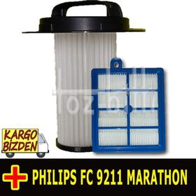 Philips FC 9211 Marathon Silindir Filtre ve Hepa Filtre Seti