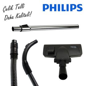 Philips FC 9542 PowerPro Active Çelik Telli Süpürge Hortum Seti