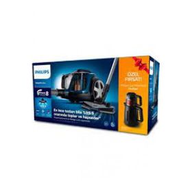 Philips FC9332/07 Powerpro City Toz Torbasız Süpürge+HD7301 Çaycı