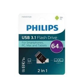 Philips FM64DC152B Type-C 64 GB Flash Bellek