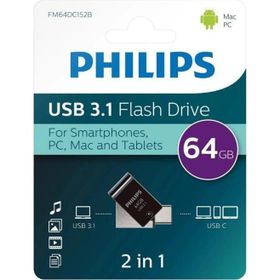 Philips FM64DC152B Type-C 64 GB Flash Bellek