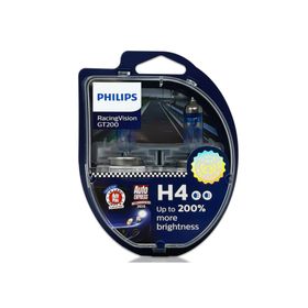 Philips H4 %200 Racing Vision GT200 2 Adet Ampül Seti