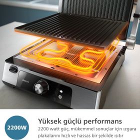 Philips HD6301/90 5000 Serisi Izgara ve Tost Makinesi