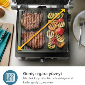 Philips HD6301/90 5000 Serisi Izgara ve Tost Makinesi