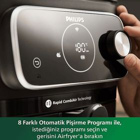 Philips HD9875/90 8.3 lt XXL Siyah Airfryer