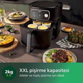 Philips HD9875/90 8.3 lt XXL Siyah Airfryer