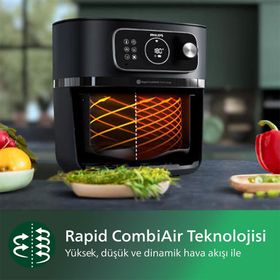 Philips HD9875/90 8.3 lt XXL Siyah Airfryer