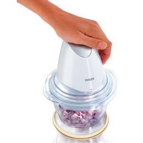 Philips HR1396 Hazneli 500 W 1 lt Kapasiteli 1 Kademeli Doğrayıcı Beyaz