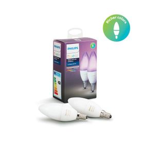 Philips Hue E14 2'li Renkli Ekopaket Akıllı Ampul