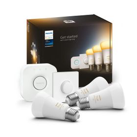 Philips Huewa 8-75W Beyaz Ambiyans Akıllı Başlangıç Seti 3'lü Akıllı Butonlu E27 Bluetooth Özellikli Aydınlatma