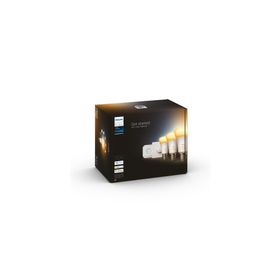 Philips Huewa 8-75W Beyaz Ambiyans Akıllı Başlangıç Seti 3'lü Akıllı Butonlu E27 Bluetooth Özellikli Aydınlatma