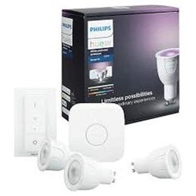 Philips Huewca 4.2W GU10 Renkli Akıllı Ampul 3'lü Spot