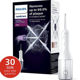 Philips HX3826/31 Sonicare Power Flosser 3000 Kablosuz Yedek Başlık Beyaz Ağız Duşu