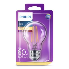 Philips LED Classic 60W A60 E27 Non-Dim 2700K LED Filament Ampul