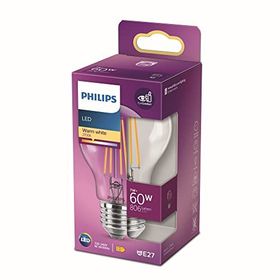 Philips LED Classic 60W A60 E27 Non-Dim 2700K LED Filament Ampul