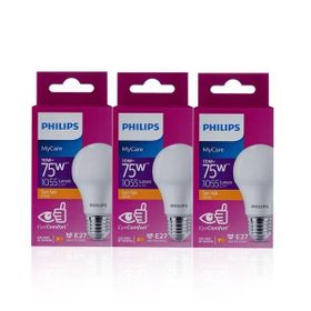 Philips LedBulb 10-75W 1055Lm E27 2700K Sarı Işık New Gen 3’lü Ampul