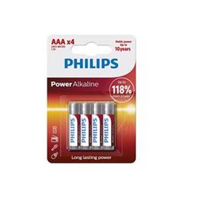 Philips LR03P4B/10 4 Adet Power Alkaline AAA İnce Kalem Pil