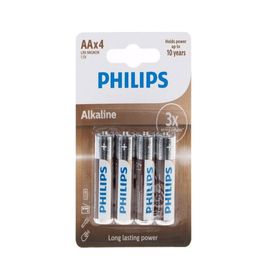 Philips LR6A4B/10 4 Adet Alkaline AA Kalem Pil