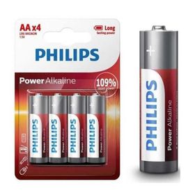Philips LR6P4B / 05 Power Alkaline AA X4 Kalem Pil