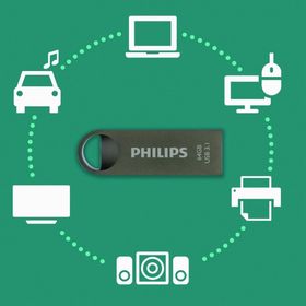 Philips Moon FM64FD165B 64 GB USB 3.1 Flash Bellek