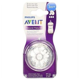 Philips No: 3 3+ Ay Avent Natural 2'li Biberon Emziği