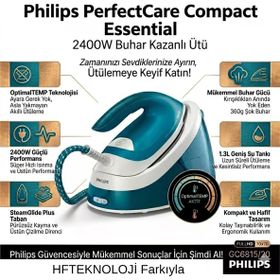 Philips Perfect Care Compact Essential 2400 W Buhar Kazanlı Ütü