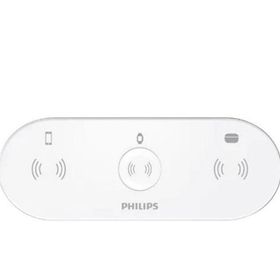 Philips Qİ 3 in 1 15W Beyaz Kablosuz Şarj Cihazı