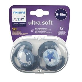 Philips SCF091/15 Avent Ultra Soft Yumusak 2'li 6-18 Ay Emzik