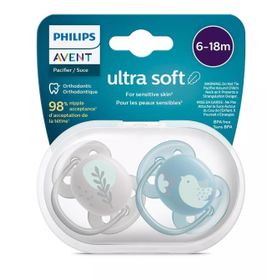 Philips SCF091/15 Avent Ultra Soft Yumusak 2'li 6-18 Ay Emzik
