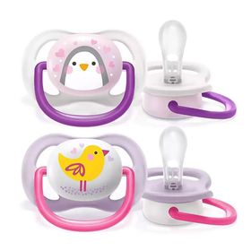 Philips SCF343/21 Avent Ultra Air Pembe 2'li 0-6 Ay Emzik
