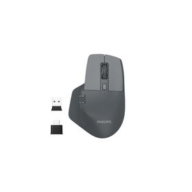 Philips SPK7858 Gri Optik Şarjlı Sessiz Kablosuz Mouse