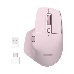 Philips SPK7858 Pembe Optik Şarjlı Sessiz Kablosuz Mouse