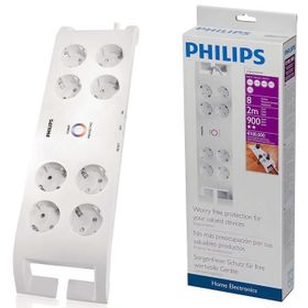 Philips SPN3080B Beyaz 8'Li Beyaz Priz