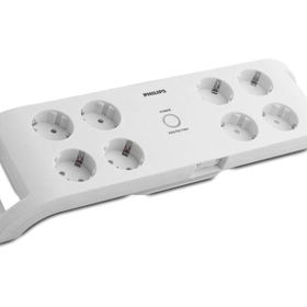 Philips SPN3080B Beyaz 8'Li Beyaz Priz