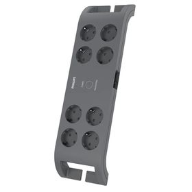 Philips SPN3180A/62 2 mt Kablo Gri 2400 Joules 8 Soket Akım Korumalı Priz