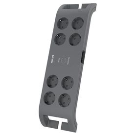 Philips SPN3180A/62 2 mt Kablo Gri 2400 Joules 8 Soket Akım Korumalı Priz