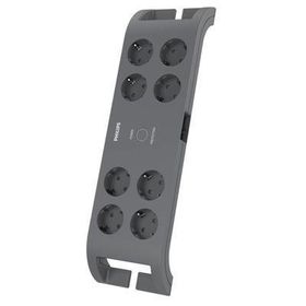 Philips SPN3180A/62 2 mt Kablo Gri 2400 Joules 8 Soket Akım Korumalı Priz