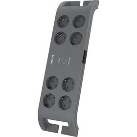 Philips SPN3180A/62 2 mt Kablo Gri 2400 Joules 8 Soket Akım Korumalı Priz