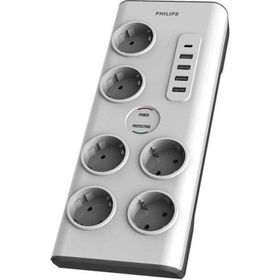 Philips SPN7060WA 900J 2 mt 6'lı 4xUsb-A Usb-C Akım Korumalı Priz