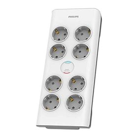 Philips SPN7080 900J 3680 W 2 mt 8'li Akım Korumalı Priz
