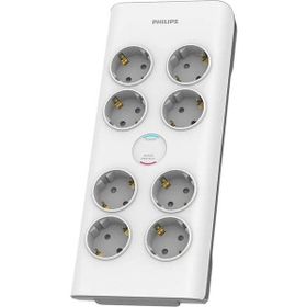 Philips SPN7080 900J 3680 W 2 mt 8'li Akım Korumalı Priz