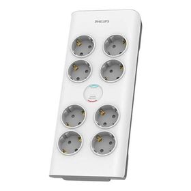 Philips SPN7080 900J 3680 W 2 mt 8'li Akım Korumalı Priz